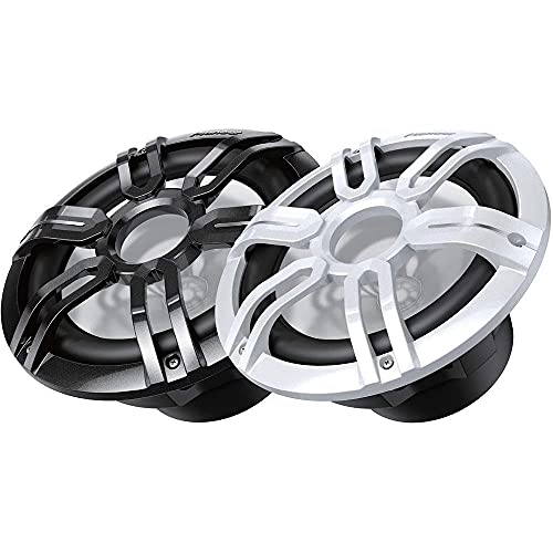 PIONEER CAR TS-ME100WS Single 10 inch 900 Watt Max Power, IPX7 Rated, Sports Grille Design - Marine Subwoofer White and Black Sports Grilles Included PIONEER CAR TS-ME100WS Single 10 inch 900 Watt Max Power, IPX7 Rated, Sports Grille Design - Marine Subwoofer White and Black Sports Grilles Included
